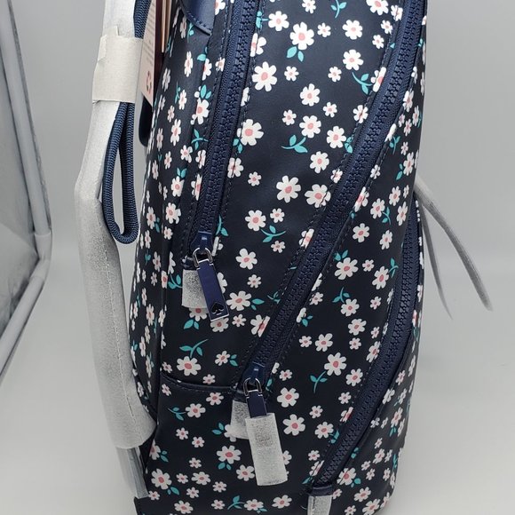 Kate Spade Karissa Fleurette Toss Large Backpack Blue Multi Floral